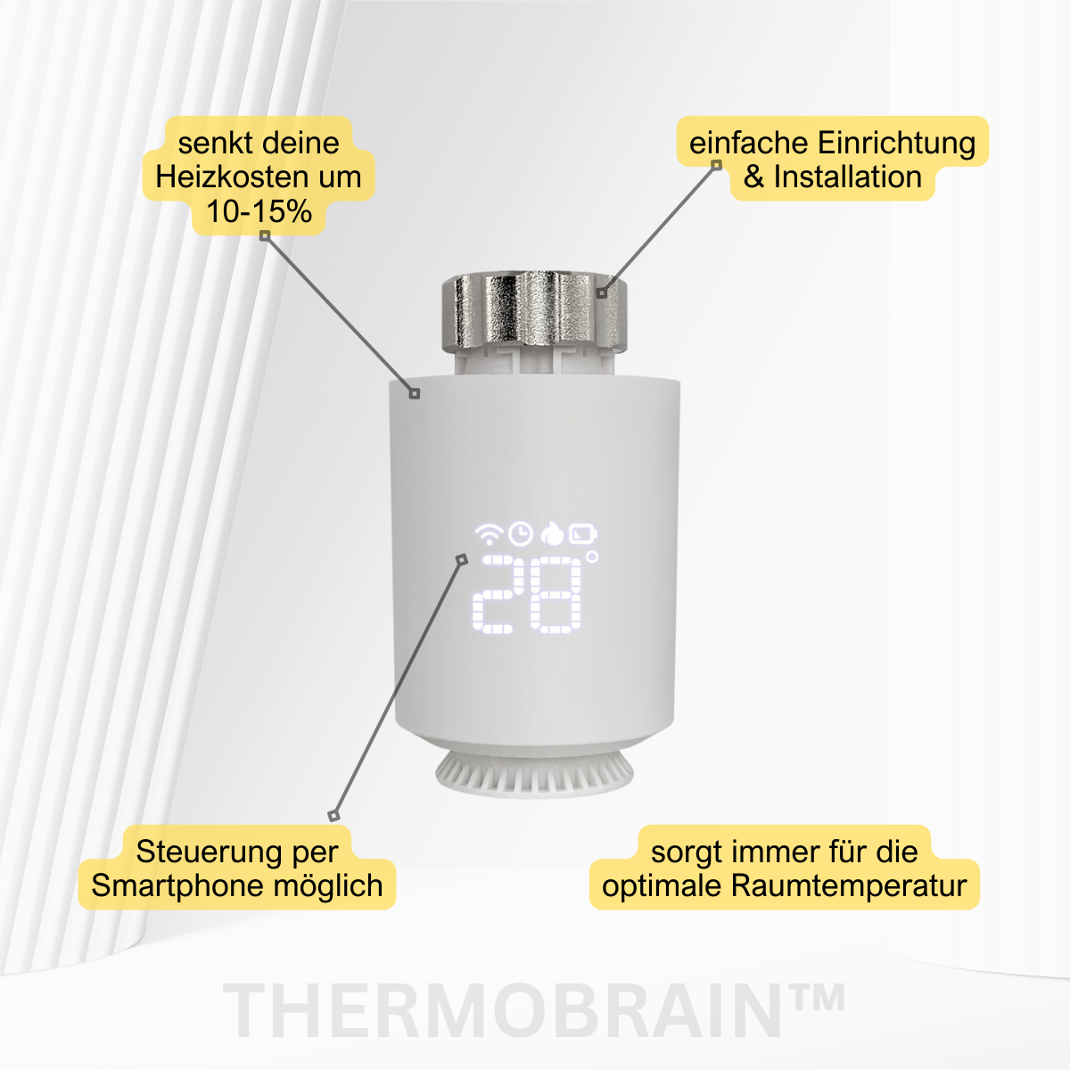 Thermobrain™ - The Smart Heater Thermostat